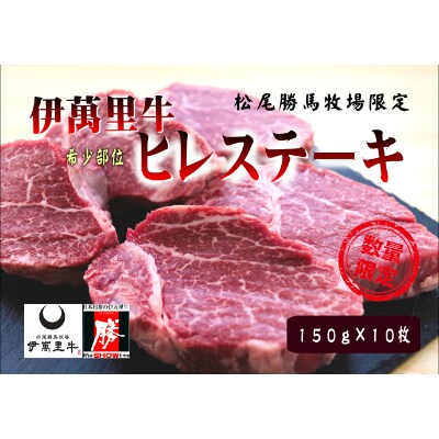 伊萬里牛ヒレステーキ　10枚(1.5kg)ソース2種付き