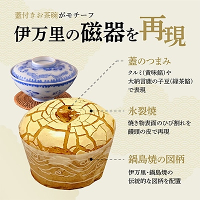 伊万里焼饅頭10個・伊万里焼饅頭緑茶10個セット 20