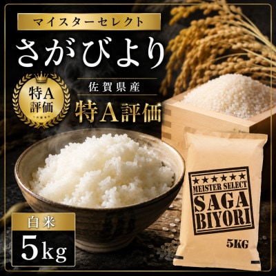 令和7年産さがびより【白米】5kg【特A評価】《マイスターセレクト》