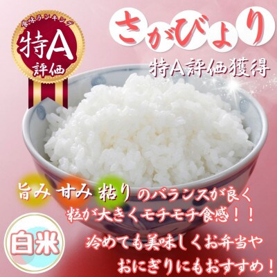 令和7年産さがびより【白米】6kg(3kg×2袋)【特A評価】《マイスターセレクト》(伊万里市)