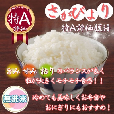 令和7年産【無洗米】さがびより 6kg(3kg×2袋)《マイスターセレクト》(伊万里市)