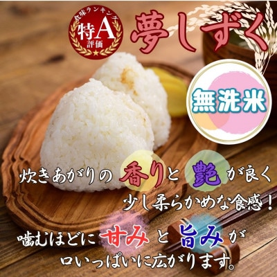 【毎月定期便】【無洗米】夢しずく 5kg《マイスターセレクト》(伊万里市)全3回