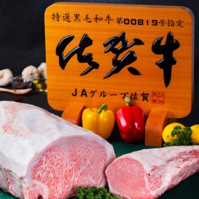 【2023年4月上旬発送】【伊万里の老舗肉屋】の佐賀牛赤身ステーキ 600g
