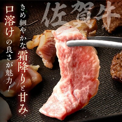 佐賀の恵み 3種焼肉セット(佐賀牛・有田鶏・肥前さくらポーク)計300g