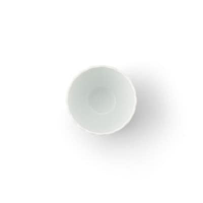 モイスト白磁 菊割湯呑(小)