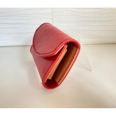 電子キー入れ付キーケース　赤