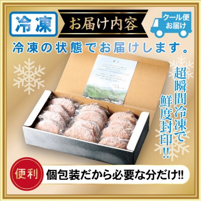 はかせ謹製国産手ごね黒毛和牛ハンバーグ　計1560g