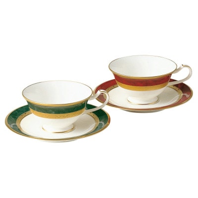 フィッツジェラルド&ヘミングウェイ カップ&ソーサーペア47332J/Y6988(伊万里市)