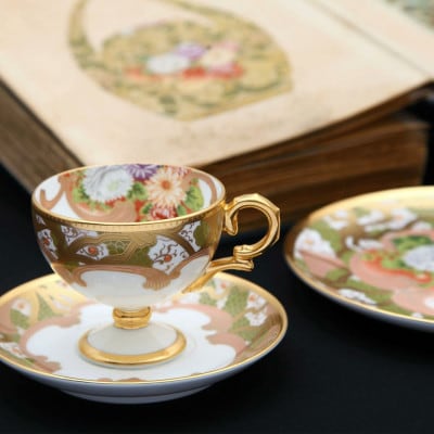 和花コレクションティー・コーヒー碗皿(5客)(絵変り)4662-15J/F52401(伊万里市)