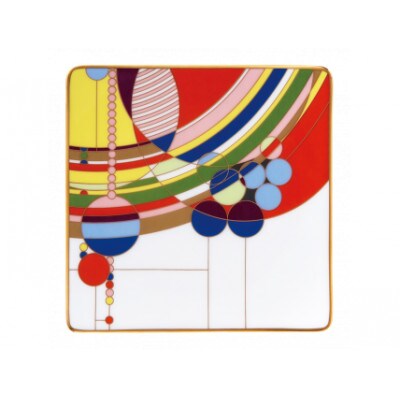 フランク・ロイド・ライトデザイン テーブルウェア(マーチバルーンズ)15cmプレート(伊万里市)