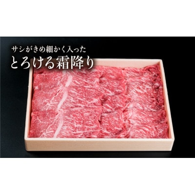 牛肉の旨味がギュッと濃縮!佐賀牛赤身 モモスライス 400g