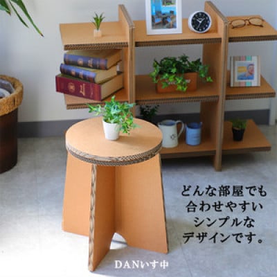 机といすのセット【段ボール家具】