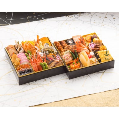 おもてなし料理はかせ謹製おせち二段重「華」