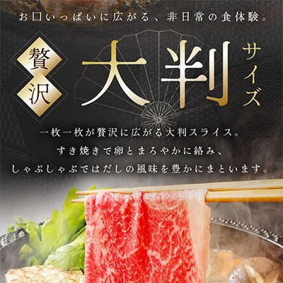 【伊万里牛】A5 モモスライス すき焼きや焼肉など (約400g×2)合計約800g J247