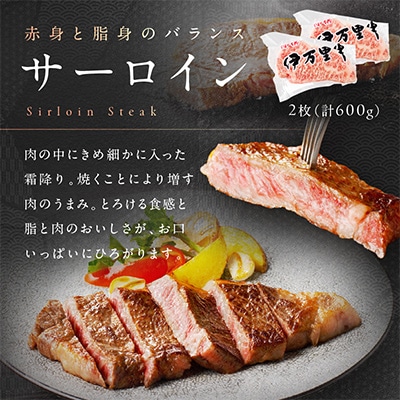 【伊万里牛】サーロインステーキ 2枚 & ヒレステーキ 2枚(約900g)J495