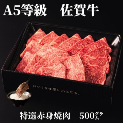 A5等級　佐賀牛赤身焼肉　500g(伊万里市)