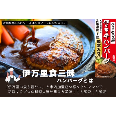 【殿堂入り!】伊万里牛ハンバーグ　5個入