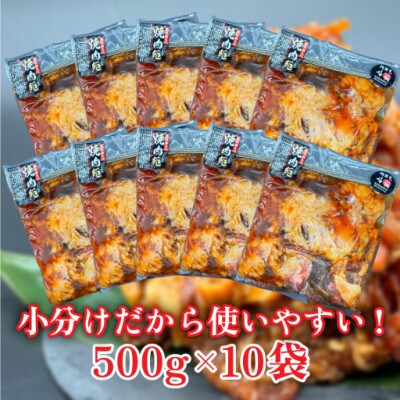 【佐賀牛100%】和牛味付け肉(プルコギ風) 合計5kg 500g×10袋(伊万里市)