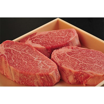 佐賀牛ヒレステーキ3枚(180g×3枚)総量540g(伊万里市)