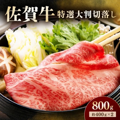 佐賀牛 特選大判切落し 800g (伊万里市)