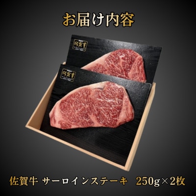 【佐賀牛】サーロインステーキ 500g (伊万里市)