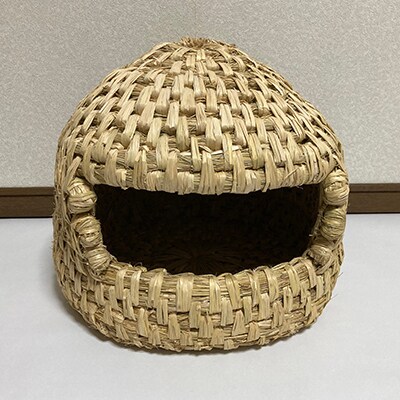 信楽産 稲わら製 【猫ちぐらE】