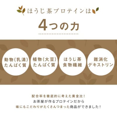 お茶屋がつくる　ほうじ茶プロテイン900g×3