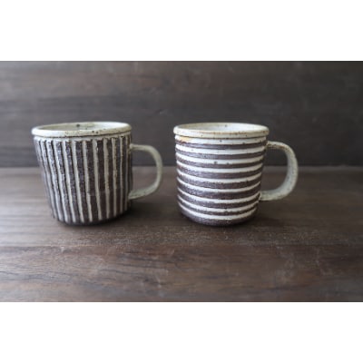 【信楽焼】都丸俊夫作　コーヒーがおいしくなる自慢のマグカップ
