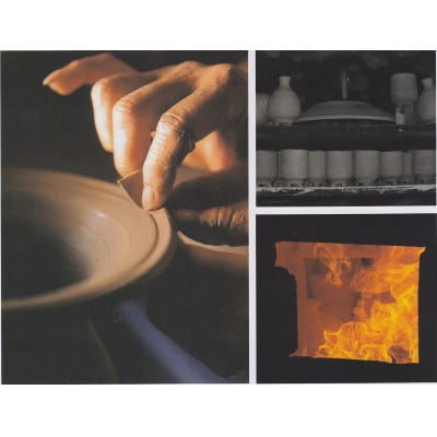 信楽焼　火色抹茶茶碗　nwu-033