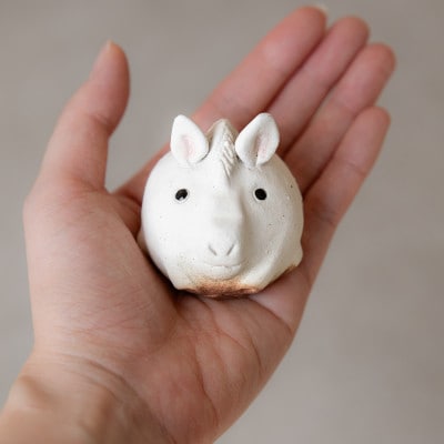 信楽焼・明山の　干支置物「大福うま」eto26-09