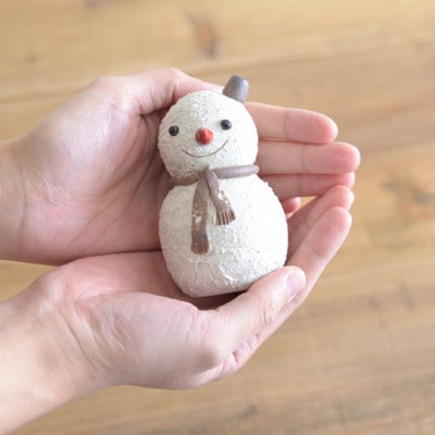 信楽焼・明山の　ゆきだるま　s15-11