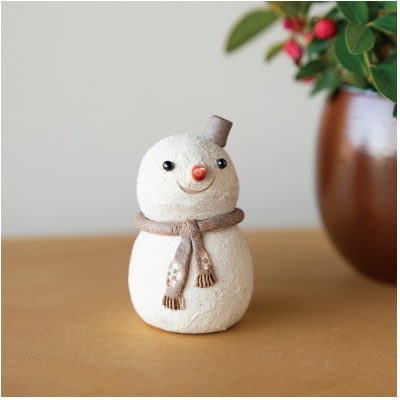 信楽焼・明山の　ゆきだるま　s15-11