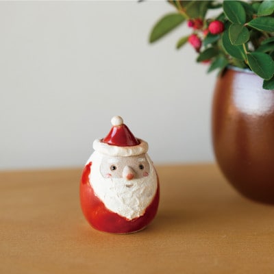 信楽焼・明山の　ちびサンタ　s15-09