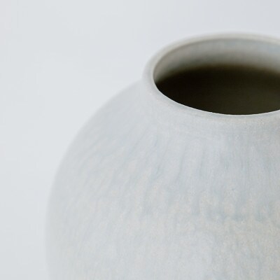 [HIJICA]　TONE VASE(L)　ブルーホワイト　HJC-08BW