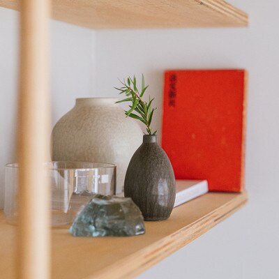 [HIJICA]　TONE VASE(SS)　ダークグレー　HJC-10DG