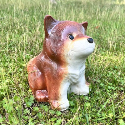 【信楽焼】信楽焼 豆柴犬(緋色)