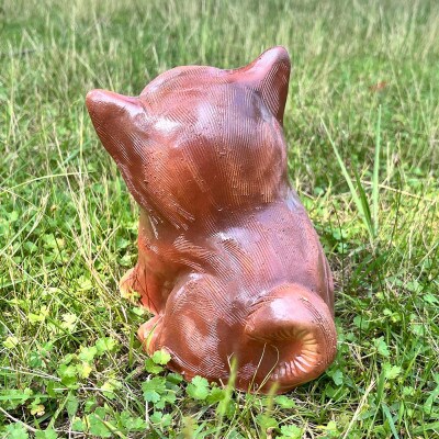 【信楽焼】信楽焼 豆柴犬(緋色)