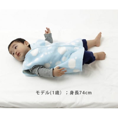 nordic+japan　綿毛布 子供用 スリーパー ミディアム(トリ)