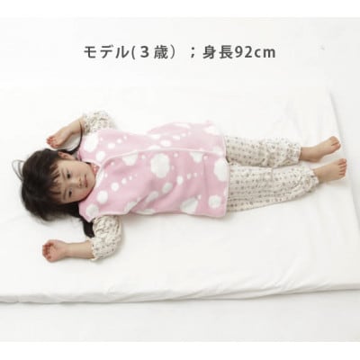 nordic+japan　綿毛布 子供用 スリーパー ミディアム(トリ)