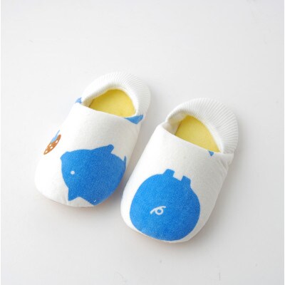 nordic+japan　ルームシューズ　キッズ (ブタ・ブルー)