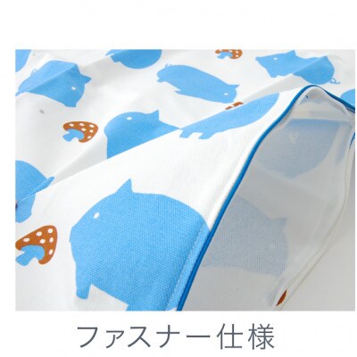 nordic+japan　クッションカバー 45×45cm 用 ブタ・ブルー