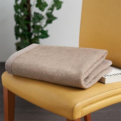 カシミヤ毛布 ひざ掛けサイズブランケット 70cm×100cm