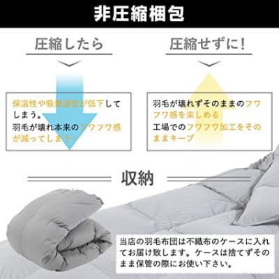 羽毛布団 シングルサイズ(北欧調) ダウン90%1.0kg入り コーラル羽毛掛け布団 羽毛ふとん