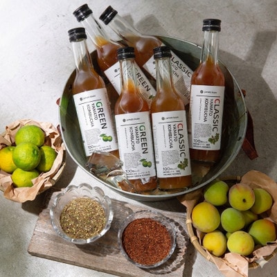 老舗酵素メーカー「大和酵素」が作る、 本物のコンブチャ　(280ml×12本)