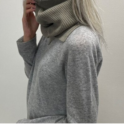 ベビーカシミヤ Baby Cashmere 3way ウォーマー ライトグレー