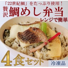 22世紀鯛 贅沢鯛めし弁当 冷凍品 230g×4食セット