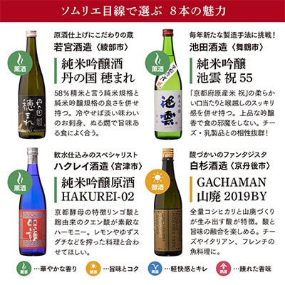 【日本酒のソムリエが丹後天酒を厳選!】毎日の晩酌が楽しくなる8本セット