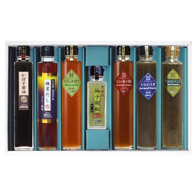 【蔵工房・二反田醤油】大分の自然いっぱいシーズニング O-7a 調味料セット