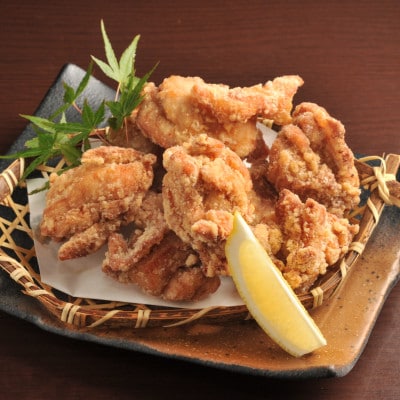 綾鶏　中津からあげ(非加熱)もも500g+大分とり天(非加熱)500g　粉付き