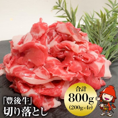 豊後牛切り落とし 計800g(200g×4)(中津市)